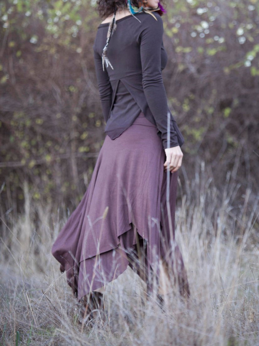 Elven Lotus Top - Long Sleeved Pixie Top