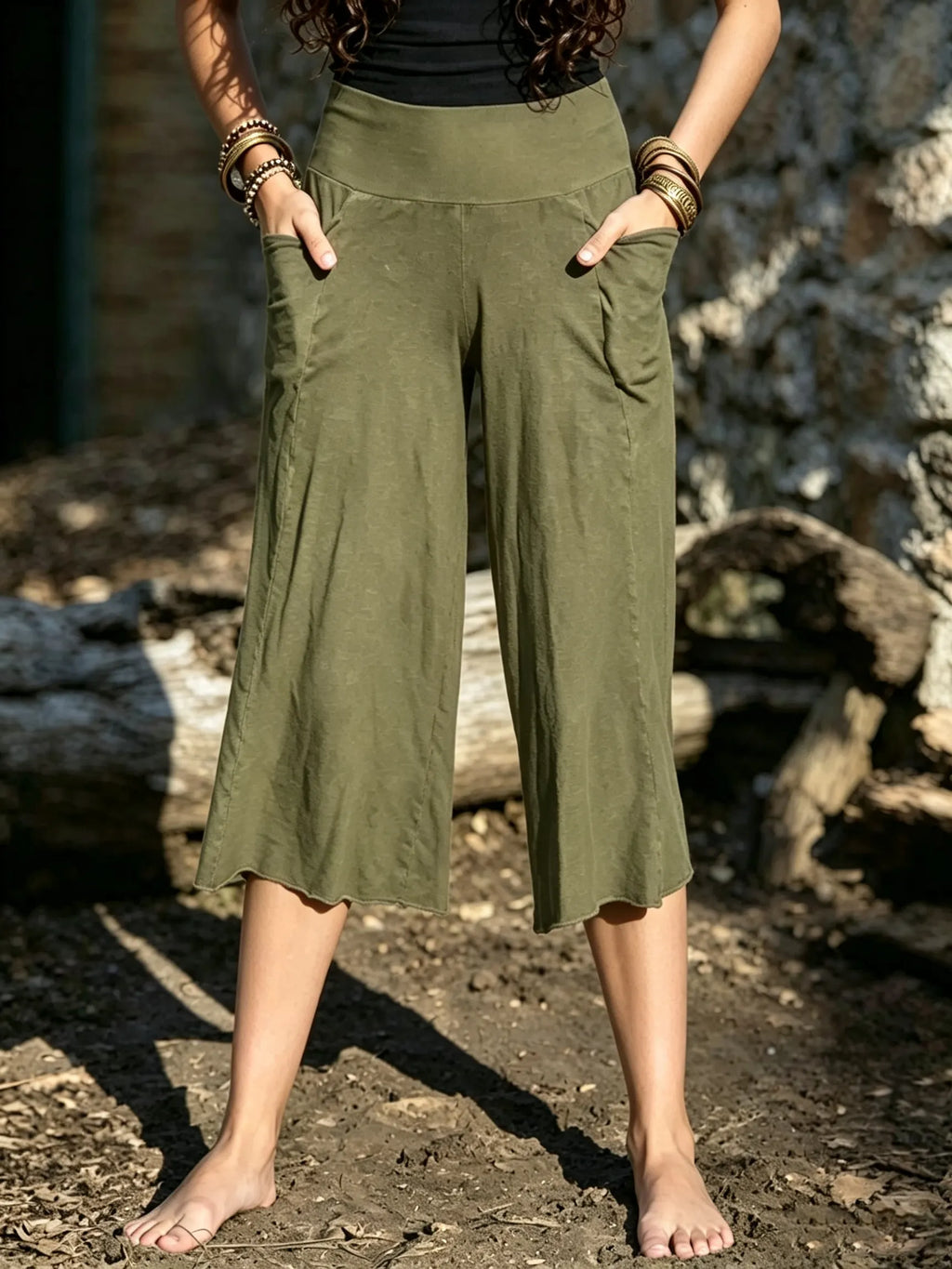 Perfect Pockets Simplicity Wide Leg Pants