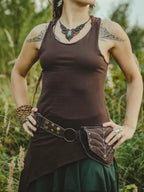 Pixie Fairy Hooded Top Elven Sleeveless Stretchable Hoodie Top