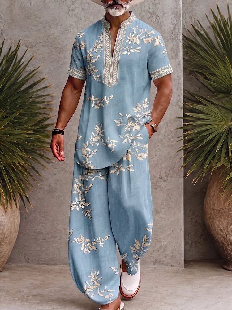Fashion Comfort Printed Loose Fit Matching Set
