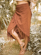 Tribal Skirt - Women's Bohemian Wear - Cotton