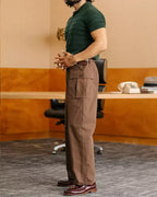 Vintage Chocolate©\Brown Wide©\Leg Field Cargo Trousers