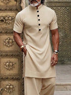 Modern Minimalist Longline Top Pants Sets