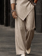 Effortless Style Colorblock T-Shirt Pants Set