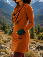 Super Cowl Darjeeling Simplicity Mini Dress
