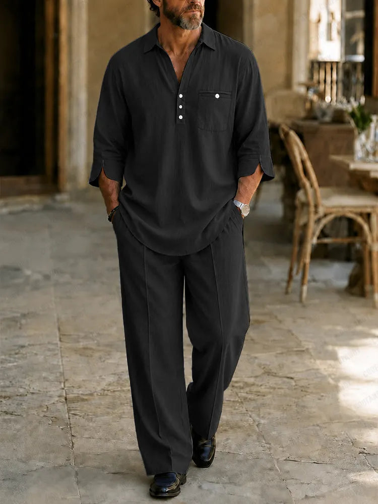 Modern Minimalist 100% Cotton 2-Piece Set