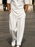 Effortless Leisure Contrast Color Matching Set