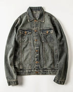Vintage Distressed Denim Jacket