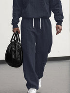 Athleisure Jacquard Loose Fit 2-Piece Set