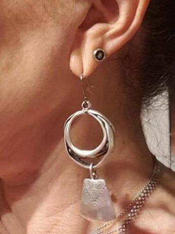 Vintage Hollow-Out Multi-Layer Circle Geometric Drop Earrings
