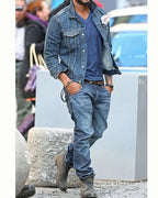 Vintage Dark Indigo Washed Classic Trucker Denim Jacket