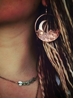 Bohemian Vintage Hollow-Out Moon Drop Earrings