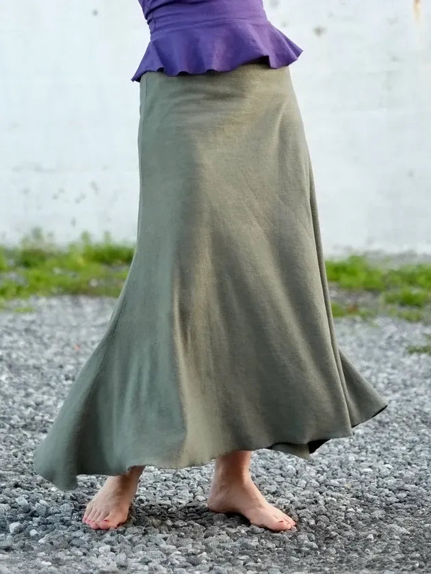 Avion Swing Skirt | Hemp & Cotton Jersey Skirt