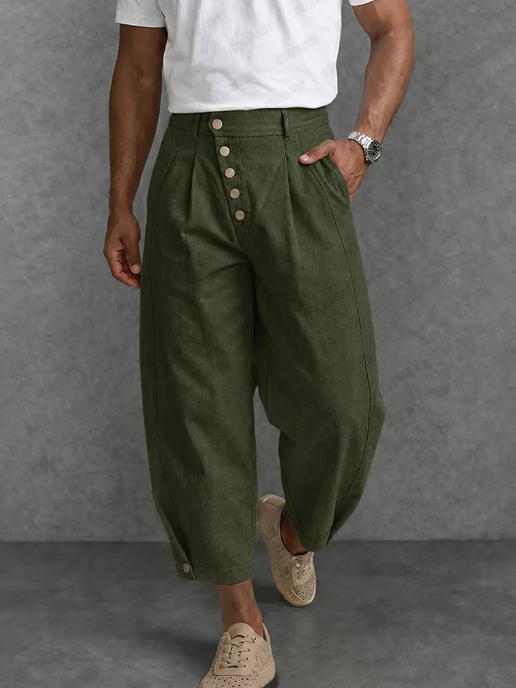 Stylish 100% Cotton Harem Chino Pants