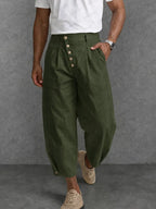 Stylish 100% Cotton Harem Chino Pants