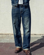 Vintage Deep©\Indigo Washed Denim Jeans