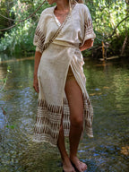 Cotton Kimono ¨C Print Long Kimono