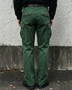 Vintage Forest Green Cargo Trousers