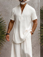 Minimalism Relaxed Fit Cotton Matching Set