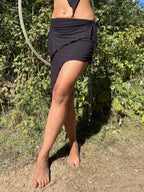 Fairy Skirt ¨C Stretchy Tribal Handmade Asymmetrical Goa Burningman Festival Boho Rave Outfit