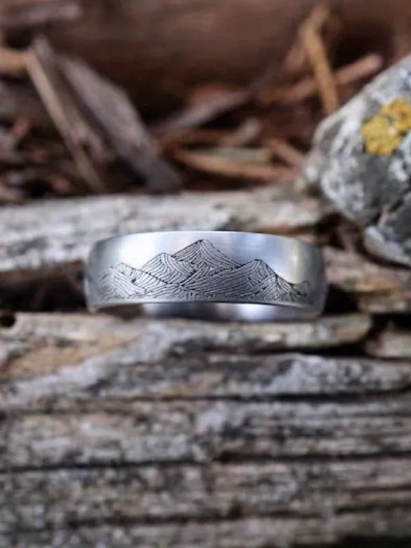 Vintage Distressed Niche Design Index Finger Ring ¨C Alloy