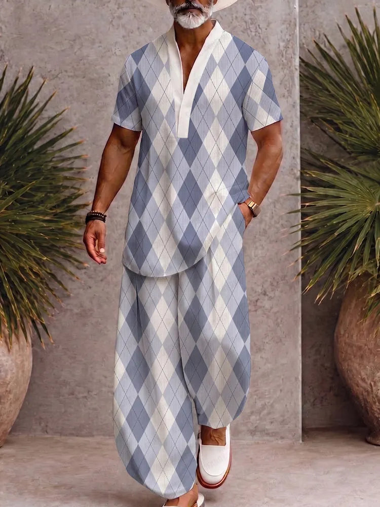 Stylish Comfort Printed Loose Fit Matching Set