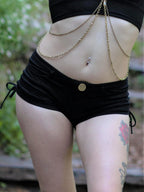 Flower of Life Button Shorts