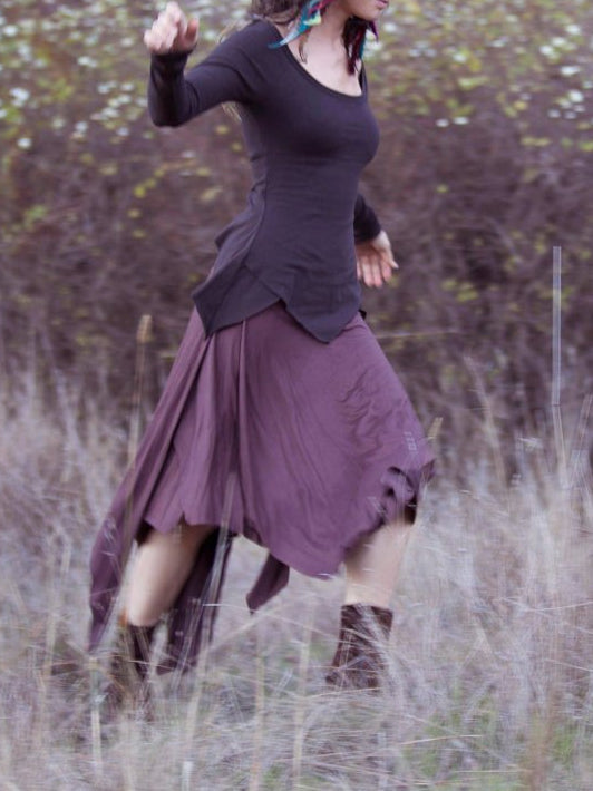 Elven Lotus Top - Long Sleeved Pixie Top