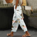 Women's Cute Dogs Art Casual Pocket Pants