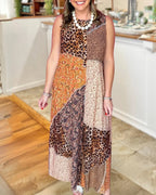 Leopard Print Resort Jumpsuit