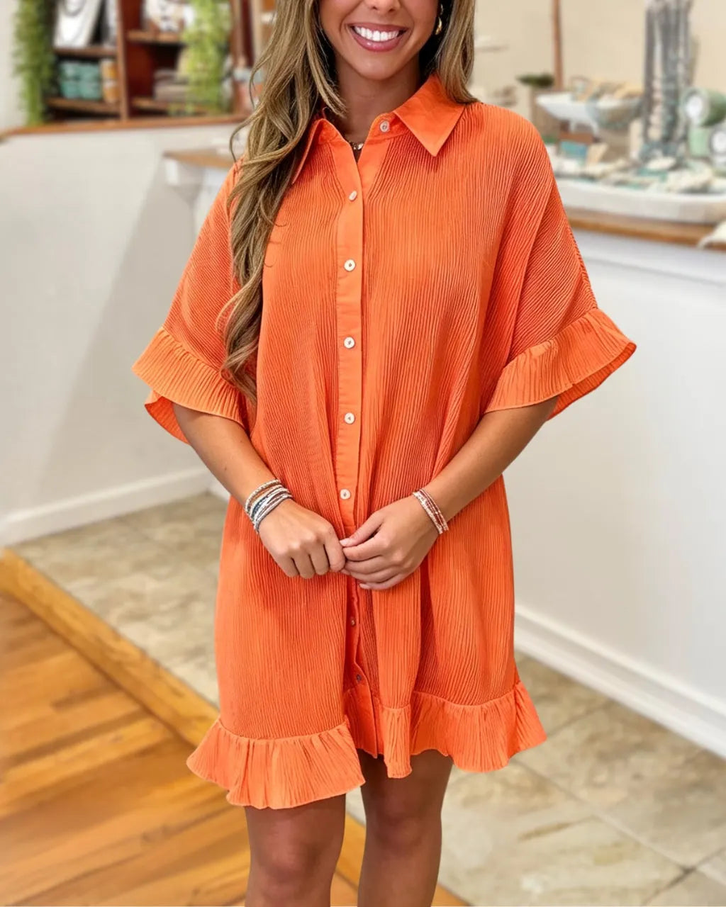 Life Party Pleated Dress
