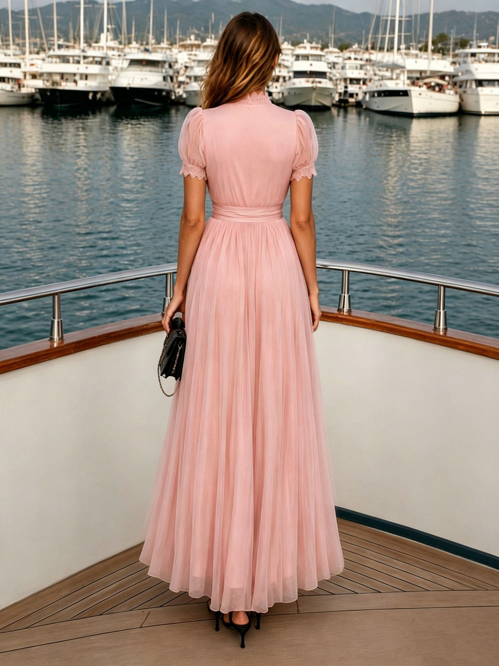 Lamberty Chiffon Maxi Dress