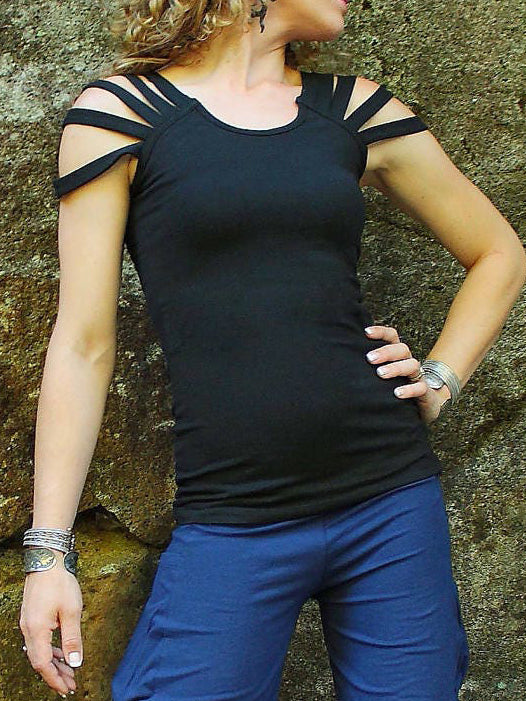 Sun Ray Yoga Tank Top: Active Fitness Shirt