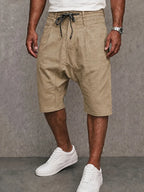 Casual 100% Cotton Drop Crotch Shorts