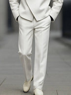 Stylish Asymmetry Design Blazer Pants Set
