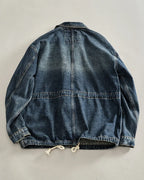 Vintage Washed Multi©\Pocket Field Utility Denim Jacket