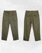 Vintage Army©\Green Military©\Issue Relaxed©\Tapered Combat Cargo Trousers