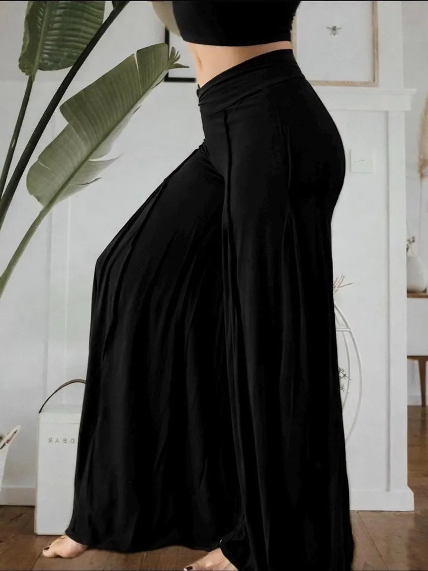 Boho Flow Pants ¨C Wide Leg Rayon Pants ¨C Festival Yoga Trousers