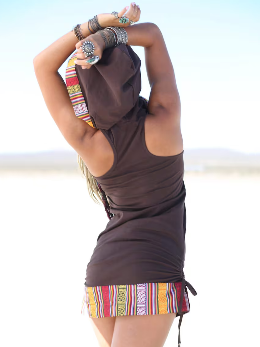 Tribal Hoodie Dress