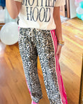 Leopard Neon Contrast Pants