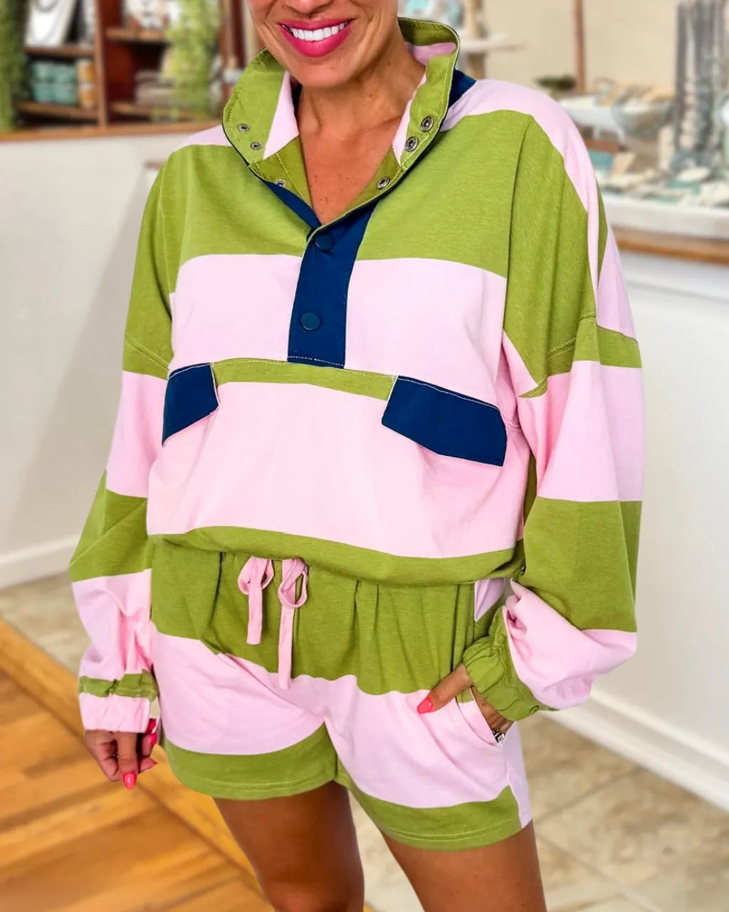 Bright Breezy Stripe Set