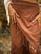 Tribal Skirt - Women's Bohemian Wear - Cotton