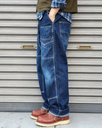 Vintage Denim Multi©\Patch©\Pocket Retro Utility Jeans