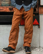 Vintage Orange Wide©\Leg Cargo Trousers