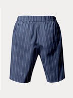 Casual 100% Cotton Stripe Shorts
