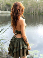 Fairy Dress, Pixie Dress, Elf Dress, Steampunk Dress, Festival Clothing