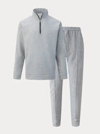 Athleisure Urban Fashion Waffle Matching Set