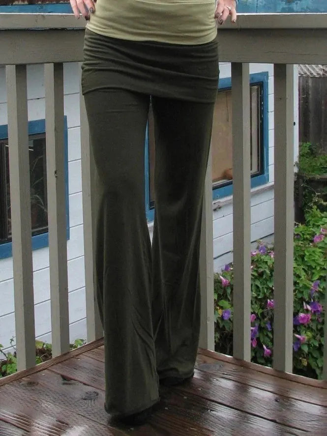 Yoga Pants with Skirt and Pockets
