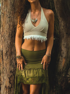 Sexy Boho Top, Festival Fairy Top, Pixie Crop Top, Backless Top, Fairy Clothes