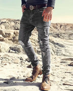 Vintage Black Ripped Jeans